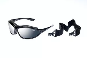 RAVS Sportbrille Schneebrille Sonnenbrille Antibeschlag mit Band und Bügel - Bild 1 von 4