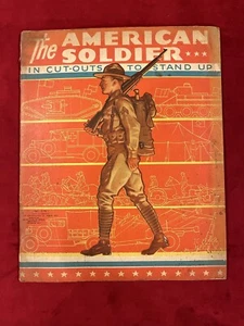 Vintage 1937 Der amerikanische Soldat in Ausschnitten zum Aufstehen komplett / ungeschnitten - Bild 1 von 5