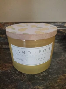 Sand & Nebel Kerze • Limoncello Duft • 2 Docht Sojawachsmischung 12 oz Kerze Neu - Bild 1 von 5
