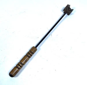 1980s Vintage BALL OF FIRE Steak Branding Iron Gaines Burgers - Picture 1 of 6