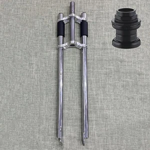 CDH 26" Bicycle fork 1" Threaded triple tree NON suspension fork fit 26x3.5 tire - Picture 1 of 10