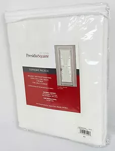 JCP Presidio Square Supreme Palace Rod Pocket Door Panel 42" x 72" Cream - Picture 1 of 5