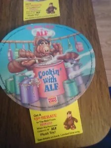 Vintage "The Many Faces of Alf" 1988 Burger King Flexi Records Advertisements - Picture 1 of 6
