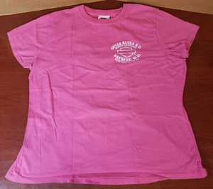 HARLEY-DAVIDSON MY RIDE OUTER BANKS NORTH CAROLINA PINK SHIRT L - Picture 1 of 6