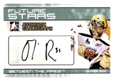 (HCW) 2010-11 ITG Between the Pipes Autographs #AOR Olivier Roy Auto 02972