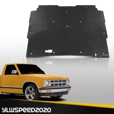 Almohadilla aislante de capó apta para camioneta Chevrolet S10 1982-1993 y Blazer de 1/2" con clips Foto 1 de 4
