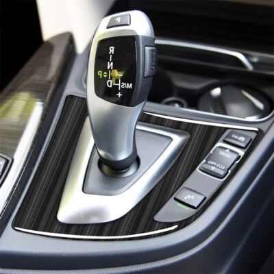 For 2013-17 BMW 3 Series F30 F34 RHD Carbon Fiber Gear Shift Panel Trim Sticker - image 1 of 4