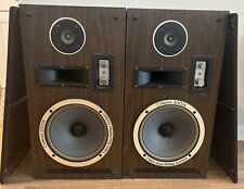 Pair Lafayette Rare Vintage Criterion 2001A 3-Way Speakers with Grilles