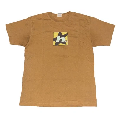 HUF Skate Co H Star Logo Mud Size Medium Mens Shirt Streetwear Tan Brown SK8  - Изображение 1 из 4