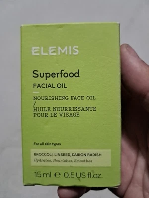 Масло для лица Elemis Superfood 0,5 унции новое в открытой коробке - Изображение 1 из 4