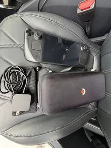 Valve Steam Deck OLED Handheld Console Black 1TB w/ Case & Charger - Picture 1 of 14