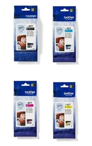 Genuine Brother LC427 CMYK Ink cartridge for HL-J6010DW MFC-J5955DW MFC-J6955DW - Picture 1 of 5