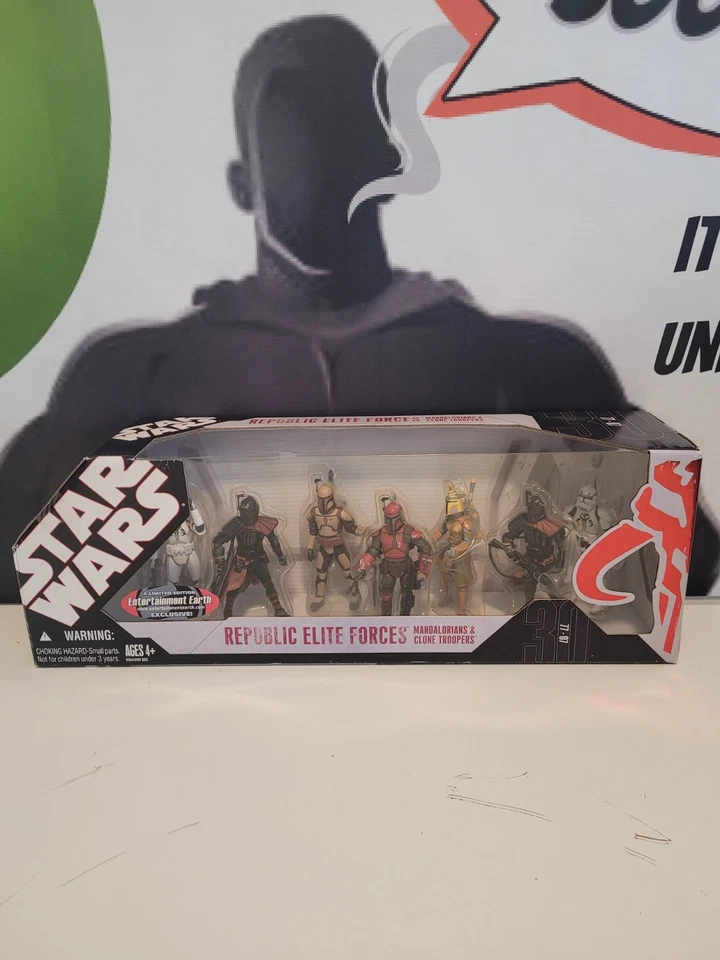 Star Wars 30th 77-07 Republic Elite Forces Mandalorians Clone Troopers Sellado Foto 1 de 4