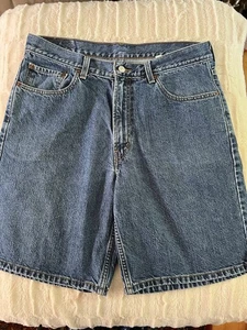 Vintage Levis 550 Shorts Herren Größe 36 Blau Dark Wash Denim Relaxed Fit - Bild 1 von 3