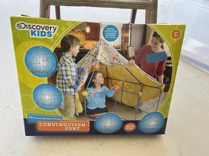 Discovery Kids 77 Piece Build & Play Construction Fort Endless Ways To Play New - Picture 1 of 9