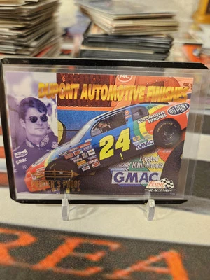 Jeff Gordon 1996 Finish Line Racing Printer's Proof /500 #95 NASCAR Racing Card  - Image 1 of 3