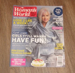 Woman’s World 2025 magazine Cyndi Lauper COVER photo article - Picture 1 of 2