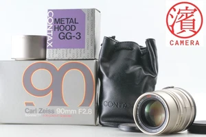 [Almost Unused in Box] CONTAX Sonnar 90mm F2.8 Lens For G Mount G1 G2 From JAPAN - Picture 1 of 9