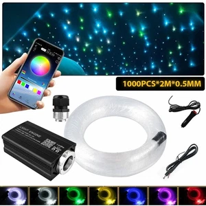 1000pcs Car Home Headliner Star Lights Roof Twinkle Ceiling Light Fiber Optic US - Picture 1 of 16