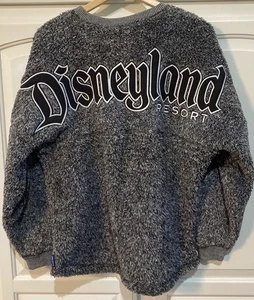 Disney Parks Disneyland Resort grau und schwarz Fleece Spirit Trikot Erwachsene Small - Bild 1 von 13