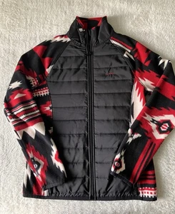 Lauren Ralph Lauren Damen Puffer Fleece Aztekenmuster Jacke Gr. S - Bild 1 von 7
