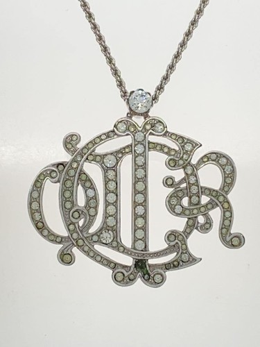 Collana Christian Dior Emblema donna con top SLV usata