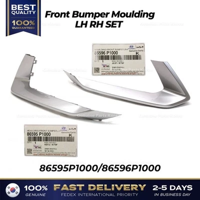 ⭐Genuíno⭐ Moldagem de para-choque dianteiro LH RH SET para Kia Sportage - Imagem 1 de 4