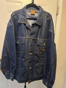 School Of Hard Knocks SOHK Denim Jean Jacket Mens XXXL Vintage 90s Y2K Lil Bolo - Picture 1 of 4