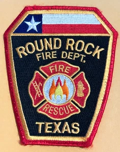 Round Rock Texas Fire Rescue Department Patch Uniform Take Off - Bild 1 von 2