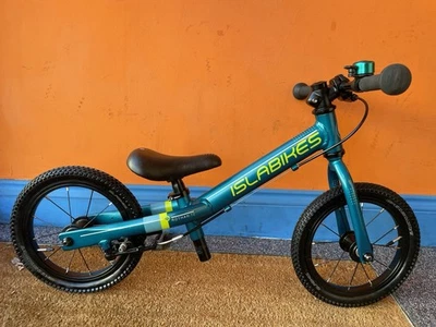 Islabikes Rothan 12 Zoll türkis Kinderfahrrad mit Klingel Top Zustand  - Bild 1 von 4