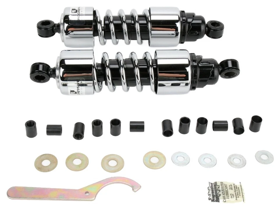 Amortiguadores Traseros Progressive Serie 412 Moto Cromo 11.5" (412-4254C) Foto 1 de 1