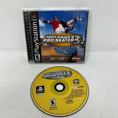 Tony Hawk's Pro Skater 3 (Sony PlayStation 1, 2001) PROBADO EN CAJA - ESTUCHE NUEVO Foto 1 de 3