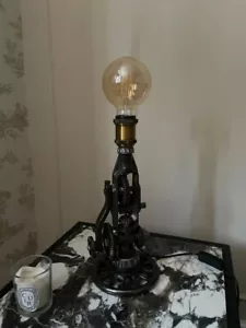 Steampunk Handmade Edison Decorative Lamp, Unique & Rare, 50 cm Height, 2.5 kg - Picture 1 of 9