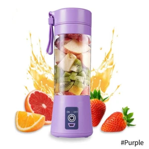 Neu Mini tragbarer Mixer für Shakes Smoothies Saftmixer mit USB wiederaufladbar - Bild 1 von 6