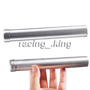 Large Size Cigar Tube Moisturizing Holder Stainless Steel Cigar Container Silver - Picture 1 of 6