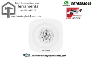 HIKVISION ITALY SRL - HIK302401407 DS-PSG-WI-868 SIRENA RADIO AXIOM DA INT - Foto 1 di 1