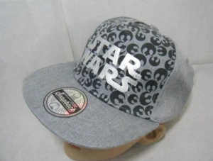 Berkshire Fashions Star Wars Cappello Bambini Regolabile Snapback Nero Grigio 7 1/8" Nuovo - Foto 1 di 4
