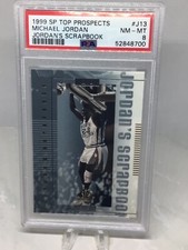 1999 SP Top Prospects Jordan’s Scapbook #J13 Michael Jordan PSA 8 (3 graded)