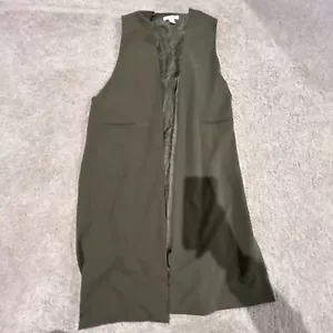 Revamped Trench Jacket Sz large New Green - Picture 1 of 5