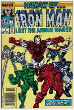 What If...#8 Iron Man lost the Armor Wars? 1989 Newstand Edition