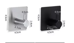 Edelstahl Kleiderhaken Hakenleiste ROSTFREI Garderobenhaken Wandhaken Garderobe - Bild 1 von 22