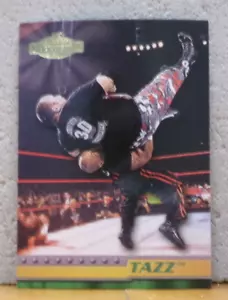 VINTAGE COOL WWF CLASH FINISHING MOVE WRESTLING TRADING CARD TAZZ TAZZMISSION - Picture 1 of 2