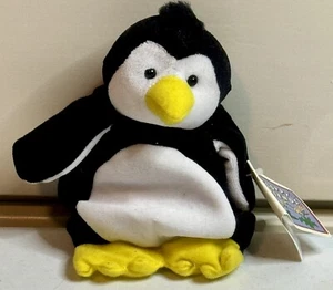 GMA Floppy Friends Piper Penguin Stuffed Animal W/ Tag Vintage 1990’s 7” - Picture 1 of 5
