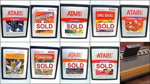 9x Various Atari 2600 Game Cartridges - Picture 1 of 4