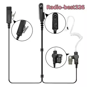 2-Wire Surveillance Earpiece Earphone For GP328 GP338 GP340 HT750 HT1250 Radio - Picture 1 of 5