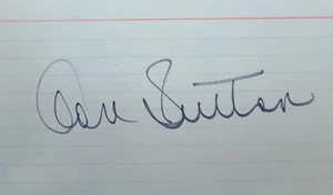 Don Sutton HOF LA Dodgers signed index card 300 Win Club Member JSA COA FF54853 - Picture 1 of 3