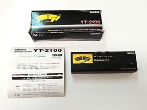 Yamaha model YT-2100 Battery Powered Auto Guitar Bass tuner With Box & Manual - Picture 1 of 7