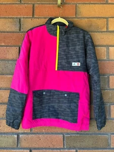 Adidas x Lego Kids Jacket Anorak Midweight Coat | Pink & Black | Kids Large - Picture 1 of 16