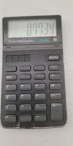 Mini calculadora solar de bolsillo Texas Instruments TI-1768 II usada funcionando  - Imagen 1 de 5