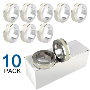 Cinta de estampado manual 3D de aluminio 1-10 piezas para etiquetadoras DYMO M1011 / M11 U0I5 - Imagen 1 de 13